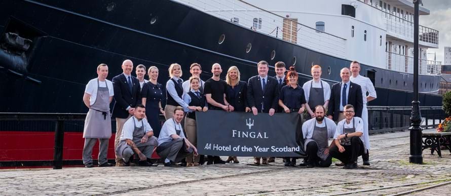 Fingal Crew AA Hotel of the Year Scotland