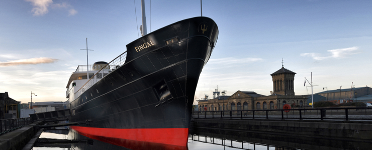 Fingal, the luxury Edinburgh hotel moored in Edinburgh’s historic docks in Leith