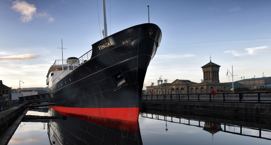 Fingal, the luxury Edinburgh hotel moored in Edinburgh’s historic docks in Leith