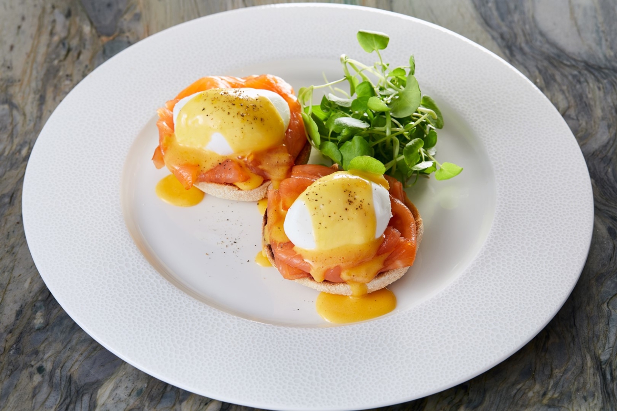 Eggs Royale breakfast