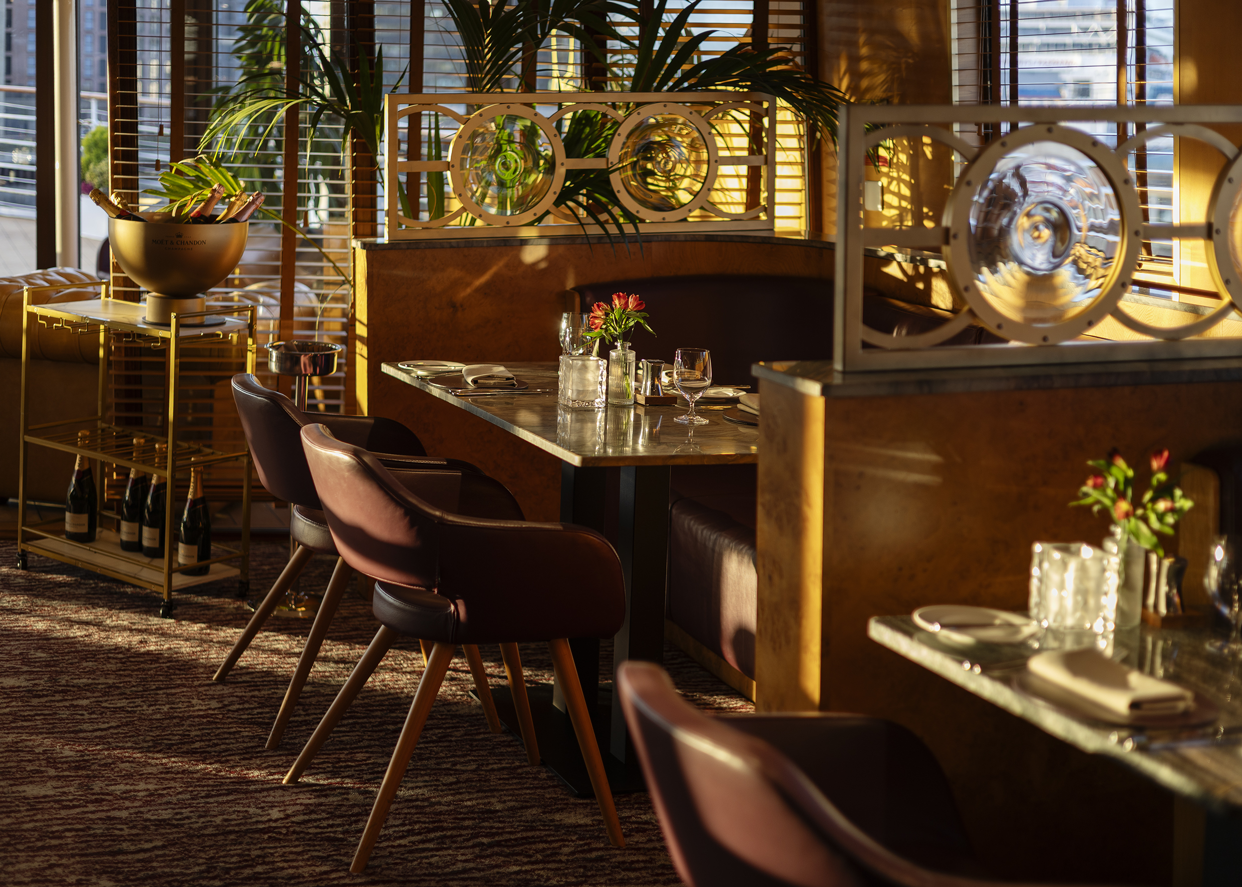  Beautiful sunlight streaming into The Lighthouse Restaurant