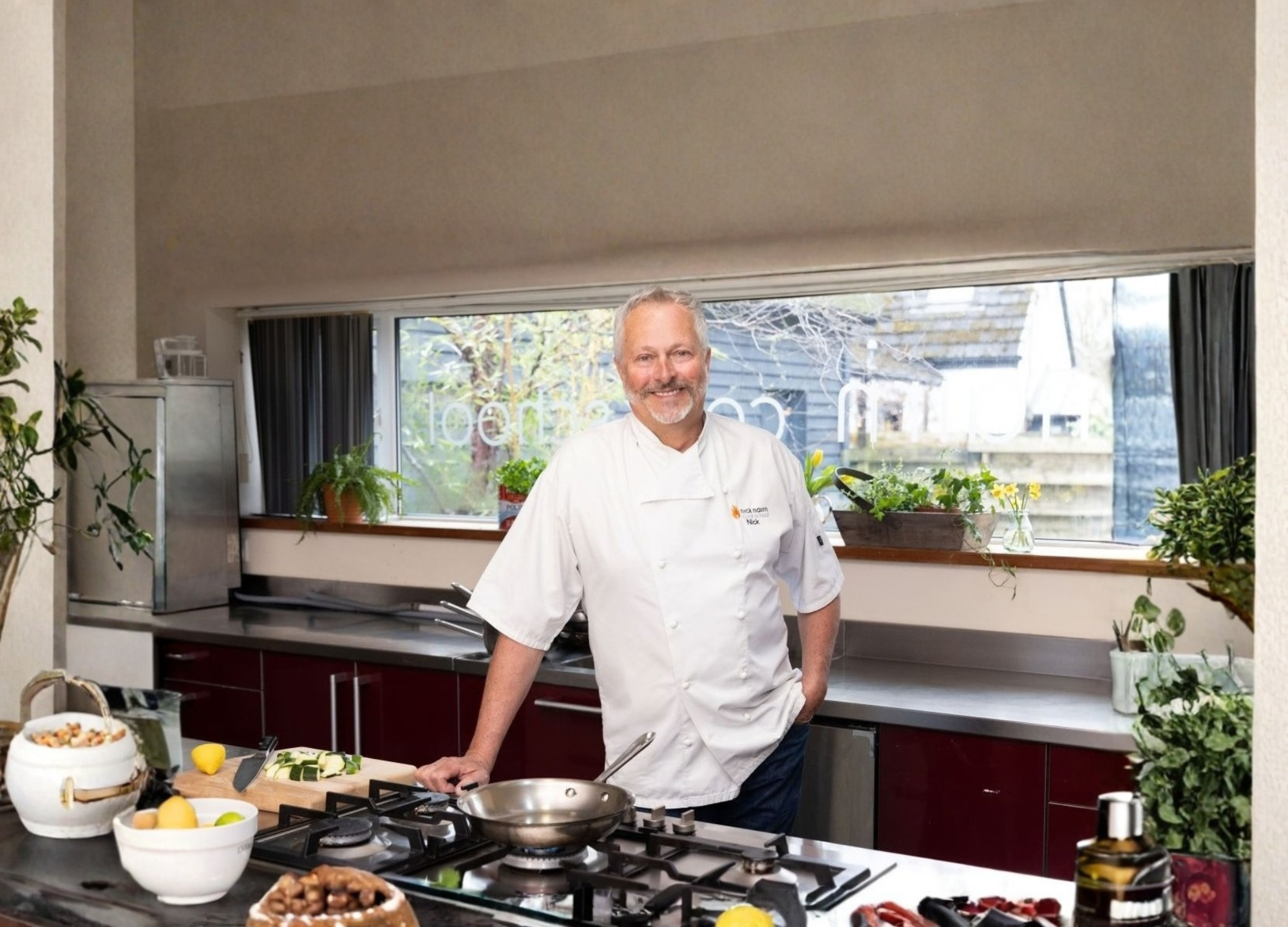 Chef in kitchen 