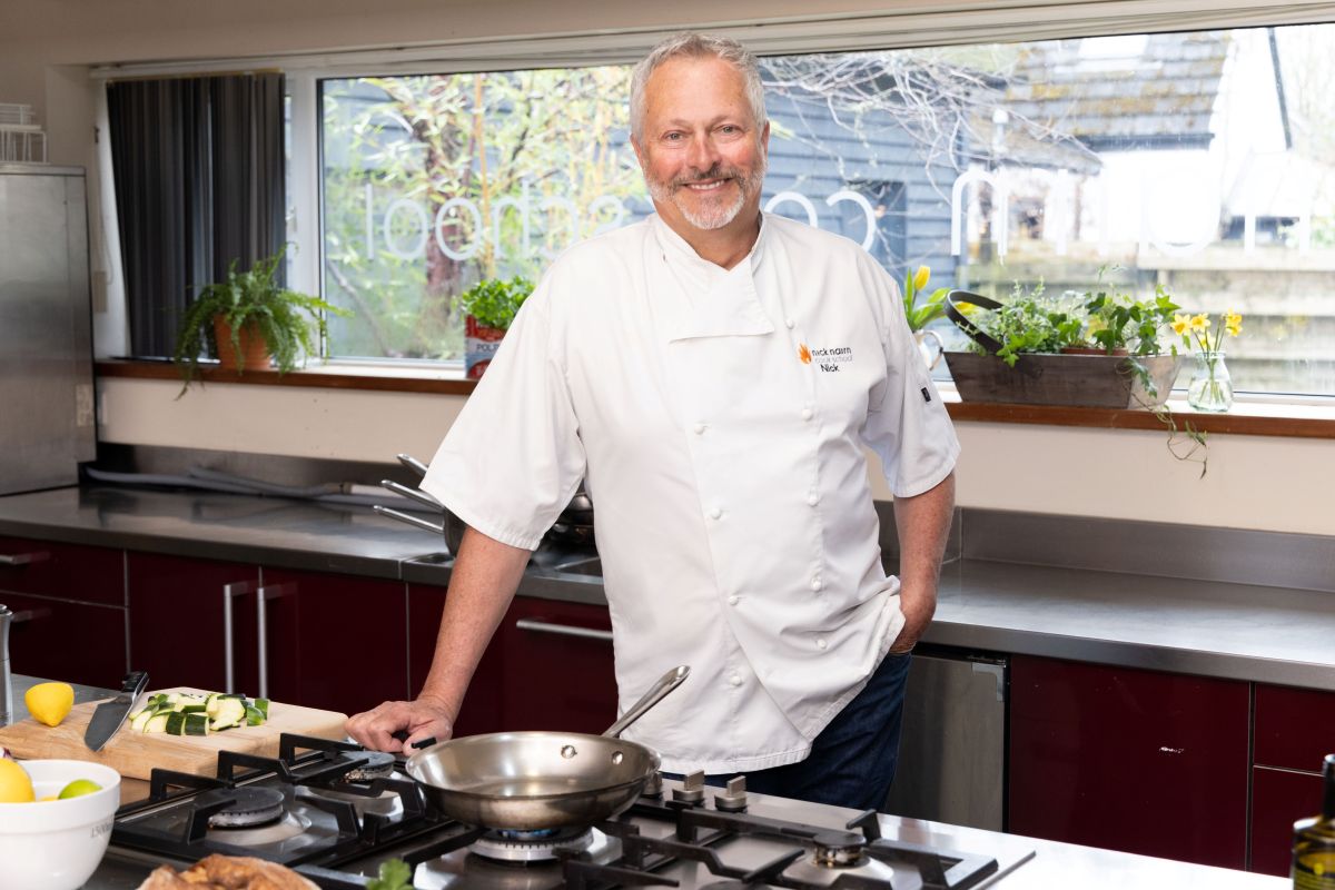 Chef in kitchen 