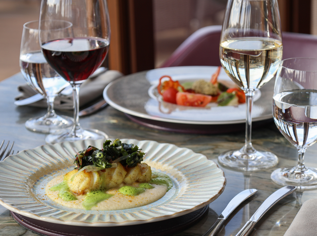 Peterhead monkfish, celeriac mousseline, wakame  & parsley foam